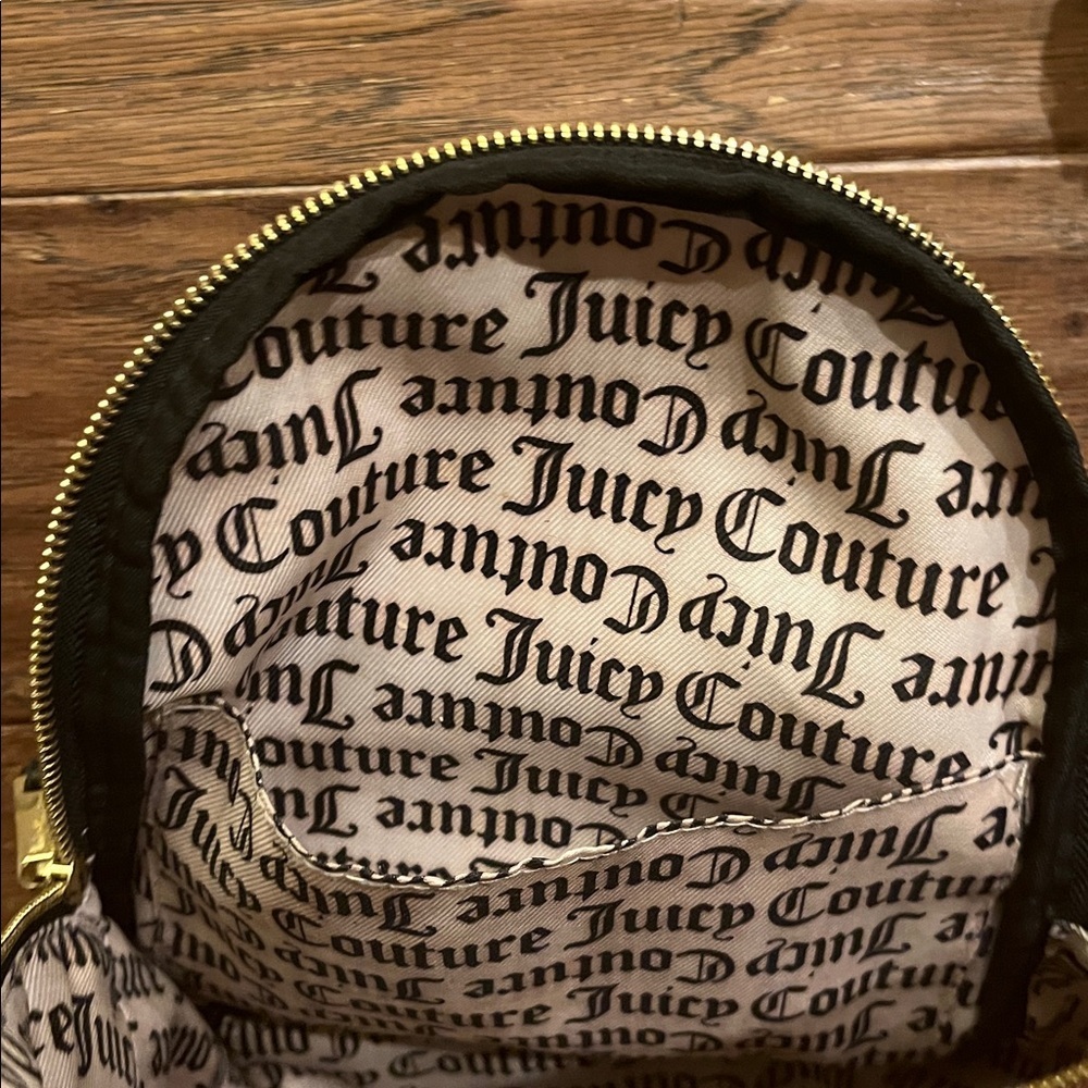 Juicy Couture Black Multi Rose Mini Backpack - Picture 9 of 9